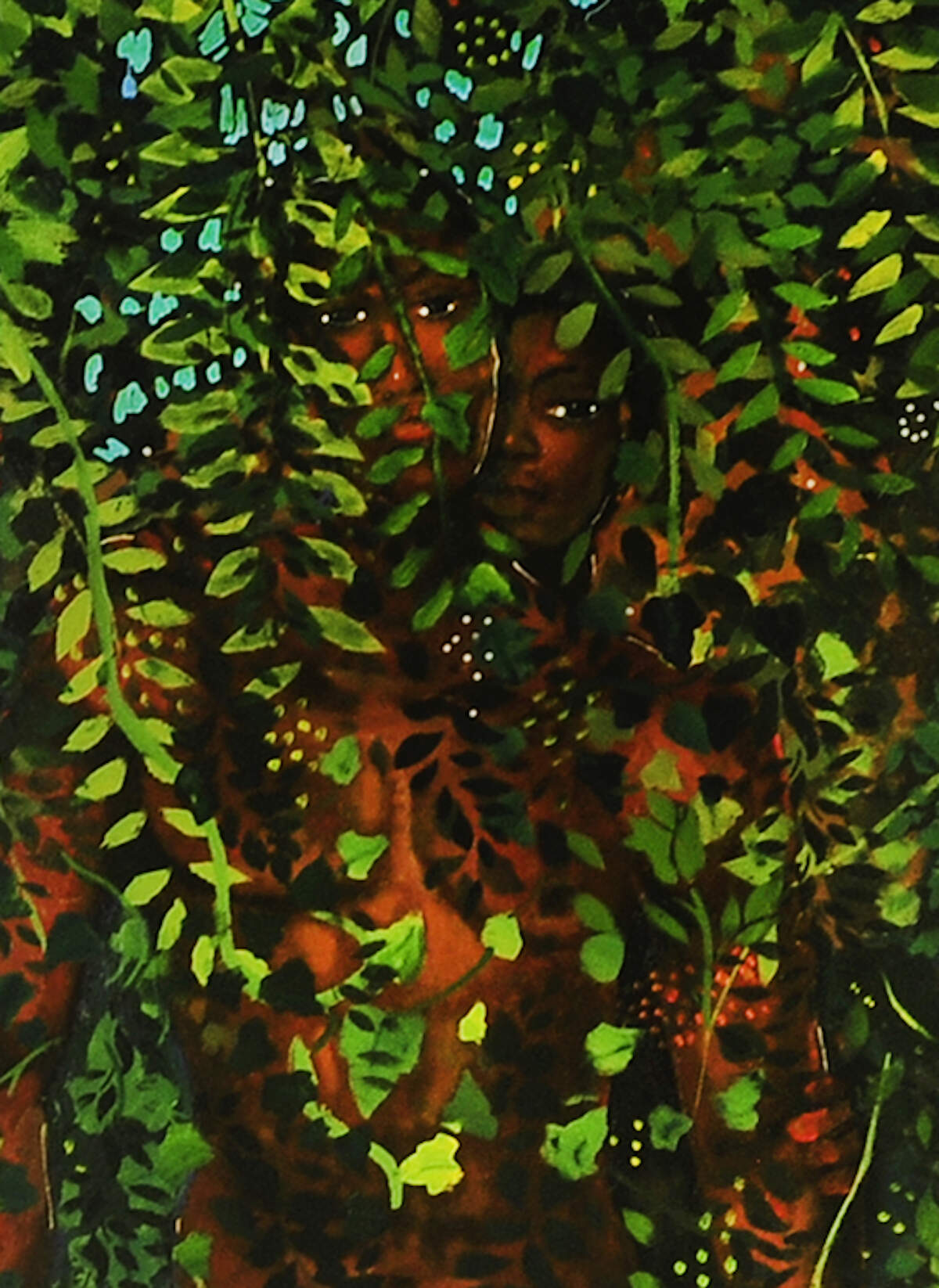 Geoffrey Holder’s “Adam and Eve,” 2000-2005, oil on board, is part of the “Geoffrey Holder: Black Magic” at the Museum of Contemporary Art – North Miami, Nov. 4 – April 4, 2027.